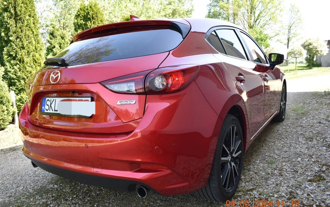 Mazda 3 cena 65000 przebieg: 80130, rok produkcji 2017 z Mieszkowice małe 466